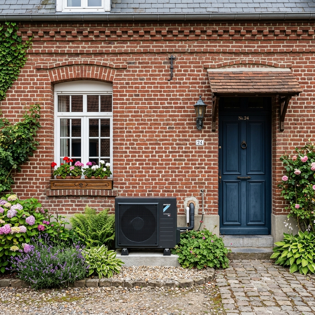 PAC & Maisons en Brique du Nord : Isolation et Dimensionnement